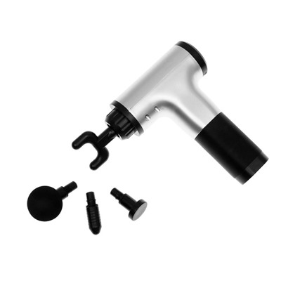 УЦЕНКА Массажёр для тела LuazON LEM-42, перкуссионный, 4 насадки, 6 скоростей, от АКБ