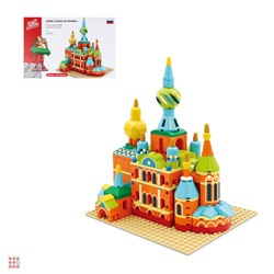 Русские Супергерои Конструктор "Храм "Спас на Крови", 395-418 деталей, ABS, 30х20х6см