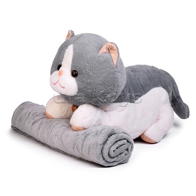 Мягкая игрушка "Кошка" с пледом