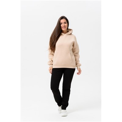 Толстовка женская оверсайз 14428 (Бежевый)