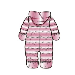 Комбинезон детский текстильный с полиуретановым покрытием для девочек