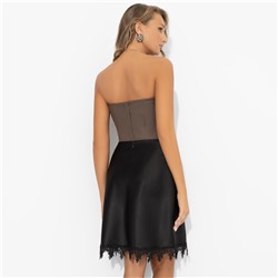 Юбка атласная с кружевом, Тайный знак (звезда)