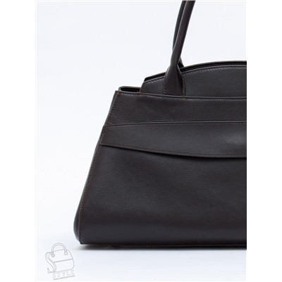 Сумка женская кожаная 3380-2QP d.coffee Polina&Eiterou  в Новосибирске