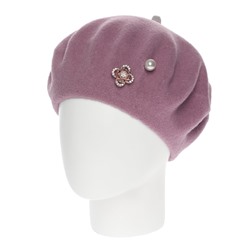 Берет женский Di Lana Юсонце Брошь