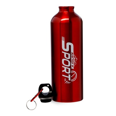 Бутылка для воды «Мастер К», 750 мл, 24.5×7 см, корпус из алюминия