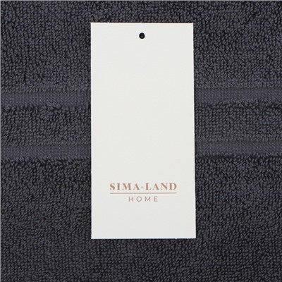 Коврик махровый SL HOME: Basic «Гри Сандре», 50×70 см, хлопок 100%