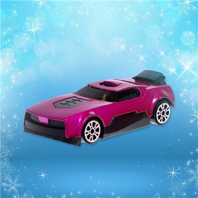 Ёлочный шар с игрушкой «Машинка», МИКС