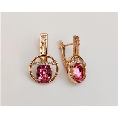 Серьги с кристаллами Swarovski