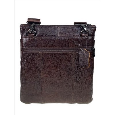 Мужская сумка планшет из натуральной кожи, цвет коричневый