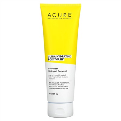 Acure, Ultra Hydrating Body Wash, Argan Oil & Pumpkin Seed Oil, 8 fl oz (236 ml)