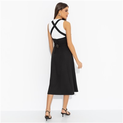 Сарафан с регулируемыми лямками, Смелее, чем вчера (с поясом)