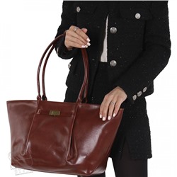 Сумка женская кожаная 8068NN brown Natale Navetta