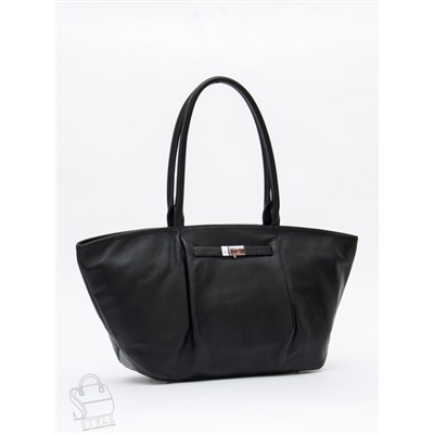 Сумка женская кожаная 1034-1MP black Polina&Eiterou