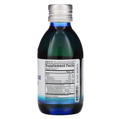 Garden of Life, Dr. Formulated, масло печени аляскинской трески, со вкусом лимона, 200 мл (6,76 жидк. унций)
