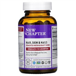 New Chapter, Perfect Hair, Skin & Nails, 60 Vegan Capsules