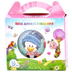 29941 Детский набор 3пр"Пингвин" LR (х12)