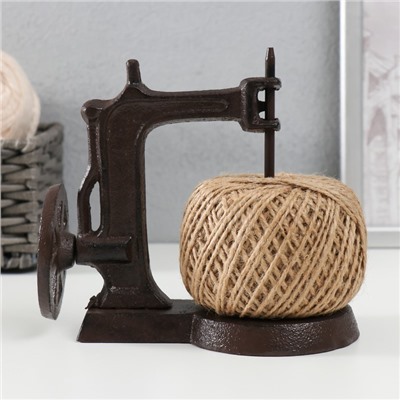 Фигурка-держатель, катушка для ниток «Швейная машинка», чугун, 16×14.5 см