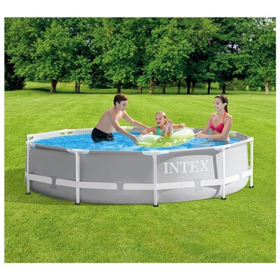 Бассейн каркасный INTEX Prism Frame 26700NP, 305×76 см, от 6 лет, круглый