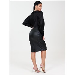 Боти - юбка черный