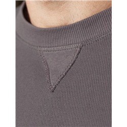 Джемпер легкий из фактурного эластичного трикотажа с принтом