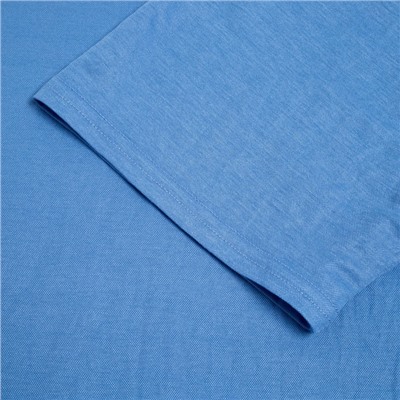 Костюм женский (футболка, шорты) MINAKU: Casual Collection, голубой, размер 42