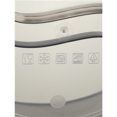 Крышка для СВЧ Виолет, d=26 см, с клапаном, пластик, серый