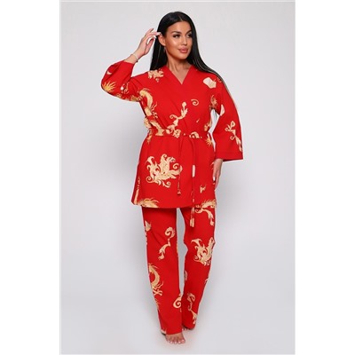 Пеньюар с брюками тройка Драконы 929 НАТАЛИ, 1229230