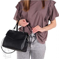 Сумка женская кожаная 812TH black Polina&Eiterou в Новосибирске