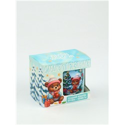 Детский сладкий новогодний подарок «Пусть сбудутся мечты»: кружка и конфеты, 150 г