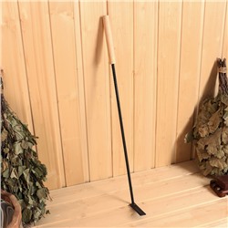 Кочерга металлическая, с деревянной ручкой, длина 60 см, «Добропаровъ»