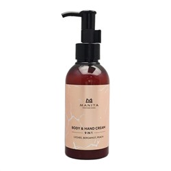 MANITA Парфюмированный крем для рук и тела / Lychee, Bergamot, Peach, 150 мл