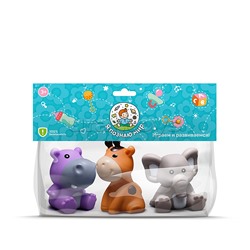 Набор игрушек для купания "Животные Африки" в пакете