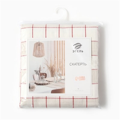 Скатерть «Этель» Bright cage, 110×149 см, 100% хлопок, рогожка 186 г/м²