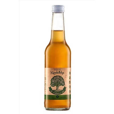 Комбуча на зелёном чае "interkvass" стекло 330мл ЭКОПРОДУКТЫ, 1175848