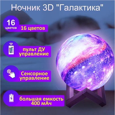 Светильник Галактика USB с пультом