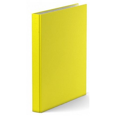 Папка 4 кольца 35 мм Neon желтый ламинированная 39062 ErichKrause