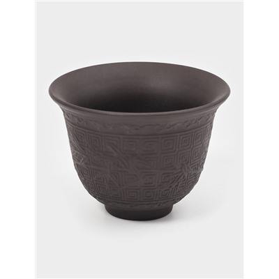 Набор для чайной церемонии ДЖЕКИЧАЙ, 8 в 1, на 6 персон, пиала 60 мл, чайник 200 мл, керамика, коричневый