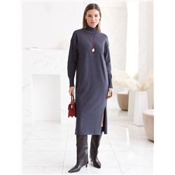 Платье тонкой вязки из хлопка с нейлоном