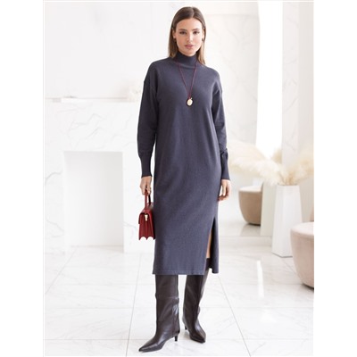 Платье тонкой вязки из хлопка с нейлоном