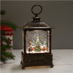 Светильник настольный новогодний 14х8х27 см / NG206-29 /уп 12/ музыкальный