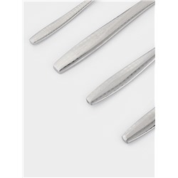 Столовые приборы Magistro, 24 предмета, нержавеющая сталь, серебристый