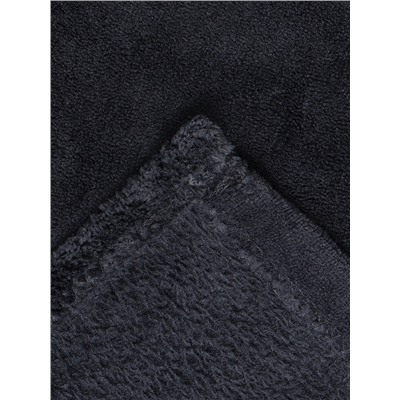 Плед «Этель», 150×200 см, корал-флис, чёрный