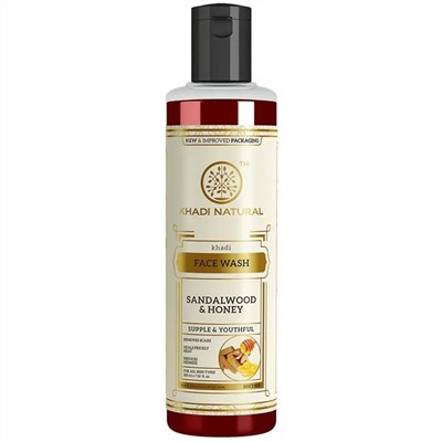 Khadi Natural Гель для душа "Сандал и Мед" 210 мл