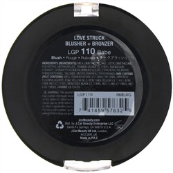 J.Cat Beauty, Love Struck, румяна + бронзер, оттенок LGP110 «Невинность», 7,5 г