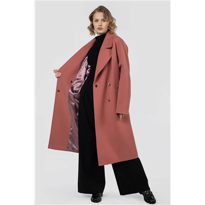 01-12230 Пальто женское демисезонное (пояс)