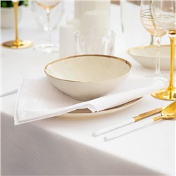 Набор салфеток «Этель» Shine, 45×45 см, белый, с пропиткой ВГМО, 192 г/м²