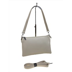 Женская сумка из искусственной кожи, цвет молочный