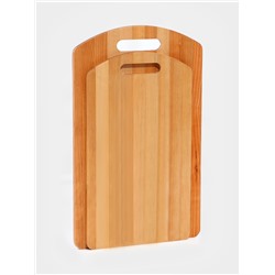 Доска разделочные, набор 2 шт., береза, 30×18×0.8 см, 35×22×0.8 см, пропитаны мин.маслом