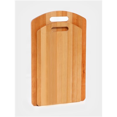 Доска разделочные, набор 2 шт., береза, 30×18×0.8 см, 35×22×0.8 см, пропитаны мин.маслом