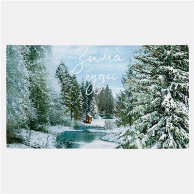 Полотенце «Этель» Зимняя сказка 40×70 см, 100% хл, саржа 190 г/м²